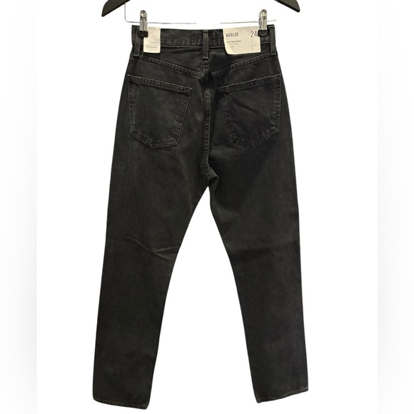 Agolde  NWT 90s Pinch Waist Jean in Black Fuse in Sz 24